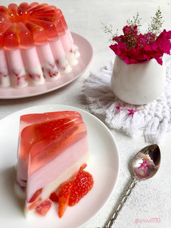 Foto resep Pudding Strawberry 🍓