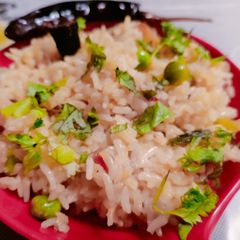 A picture of Goan veg pulav (aroz).