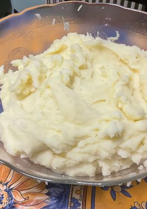 Une photo de Purée de pommes de terre au beurre