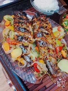 صورة لوصفة سمك بوري سنجاري