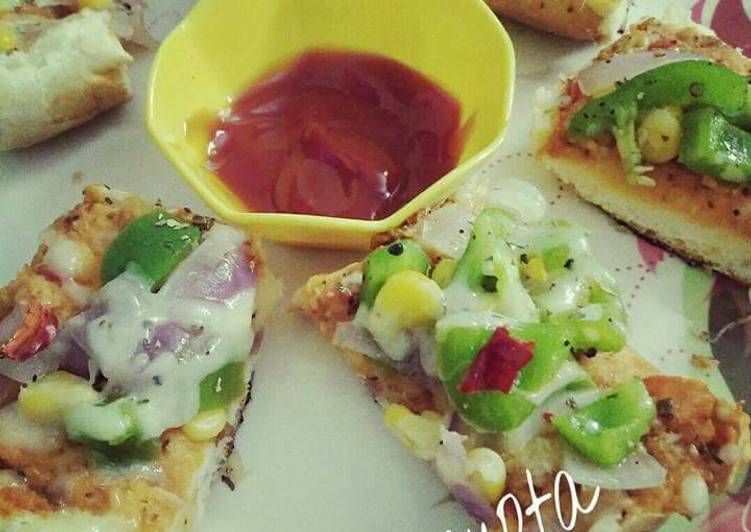 Recipe of Award-winning Bread loaf pizza