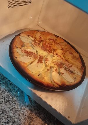 Una foto de Tarta de manzana 🍏🍎 (Apta para bebés)