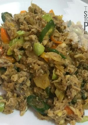 Foto resep 04. Tumis Suwir Tongkol Pete