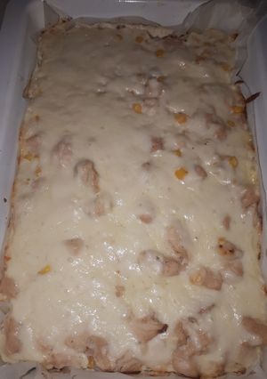 Tepsis sajtos-tejfölös husi 😍😋 recept fotója