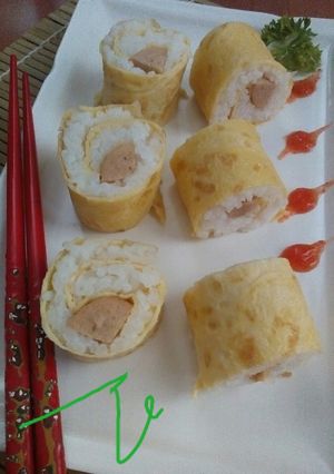 Foto resep Nasi Gulung Telur