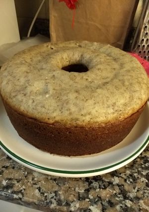 Una foto de Torta de banana en olla essen