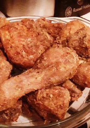 A picture of Coated chicken.