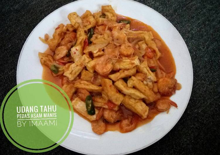 Resep Udang Tahu Pedas Asam Manis, Bisa Manjain Lidah