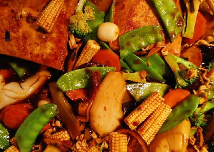 Step-by-Step Guide to Make Super Quick Homemade Braised Tofu w veges