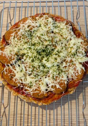 Diétás útifűmaghéj pizza recept fotója