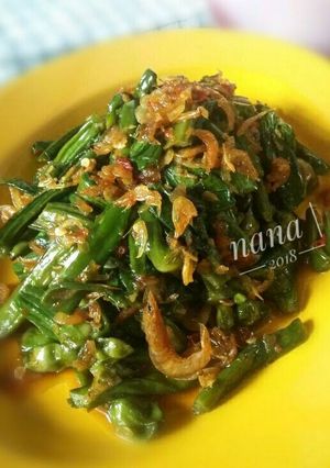 Foto resep Oseng genjer ebi pedas