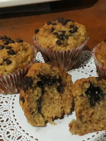 Langkah Gampang Membuat Resep Banana Muffin with Chocolate yang Bikin Ngiler Anti Ribet, Lezat Sekali