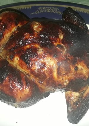 صورة لوصفة الفراخ المشوية البيتي اللذيذة ومع خضار مشوي 🐓