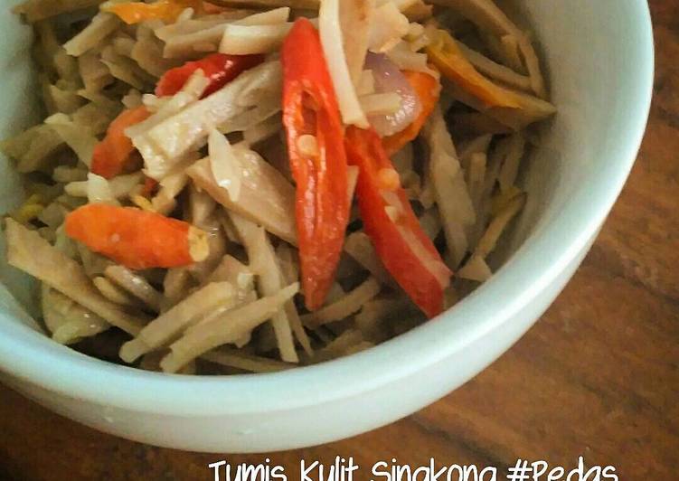 Resep Tumis Kulit Singkong yang enak