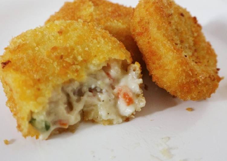 Resep Kroket Chicken Mozarella Anti Gagal