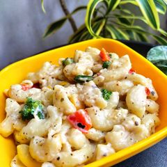 White sauce pasta A picture of White sauce pasta.