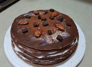 Foto resep Mille Crepes Coklat