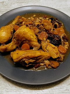 Una foto de Pollo rustido a la catalana