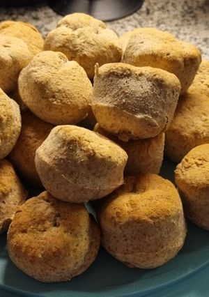 Una foto de Scones de salvado de trigo
