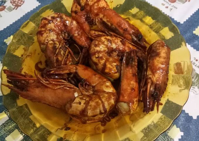 Udang Bakar Mentega (grilled)