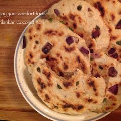 Srilankan Coconut Roti A picture of Srilankan Coconut Roti.