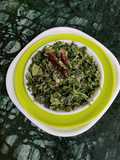Green Amaranthus, Ridge gourd Fry
