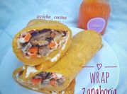 Una foto de cena rápida wraps