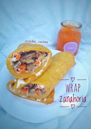 Una foto de Wrap de zanahoria sin tac