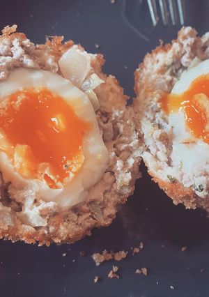 A picture of Traditional scotch eggs.