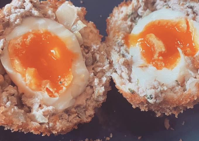 Traditional scotch eggs