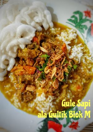 Foto resep Gule Sapi ala Gultik Blok M