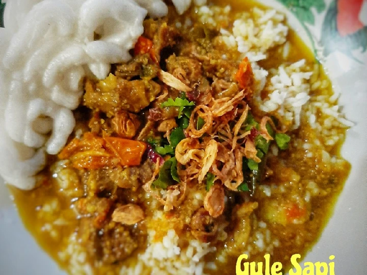 Langkah Gampang Membuat Resep Gule Sapi ala Gultik Blok M yang Lezat Sekali Anti Ribet, Mantap Sekali