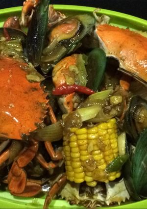 Foto resep Kepiting seafood saus padang