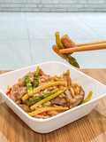 Stir-fried Pork Belly 🐽 with Miso & Asparagus