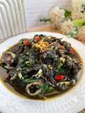 Tumis Cumi Tinta Hitam
