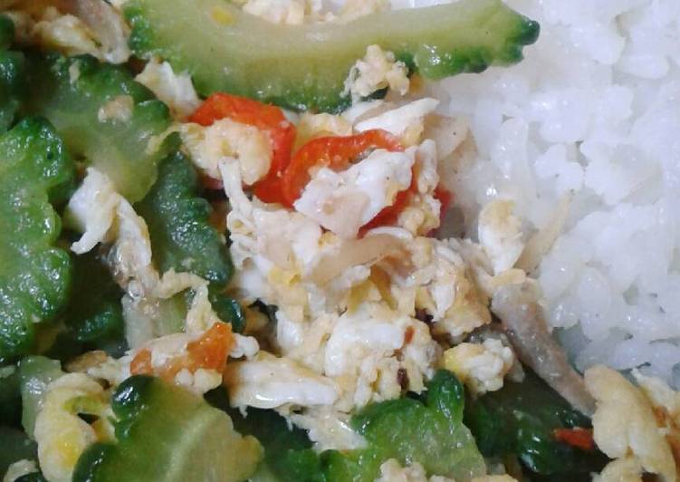 Orak-arik pare telor teri nasi