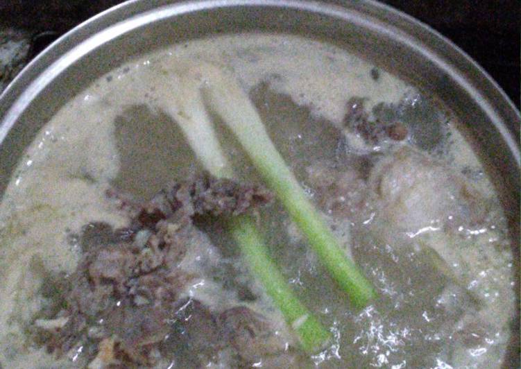 Kuah bakso sederhana, foto seadanya �?