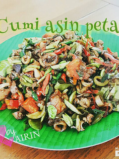 Foto resep Cumi asin petai