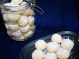 Putih Salju Keju Cookies