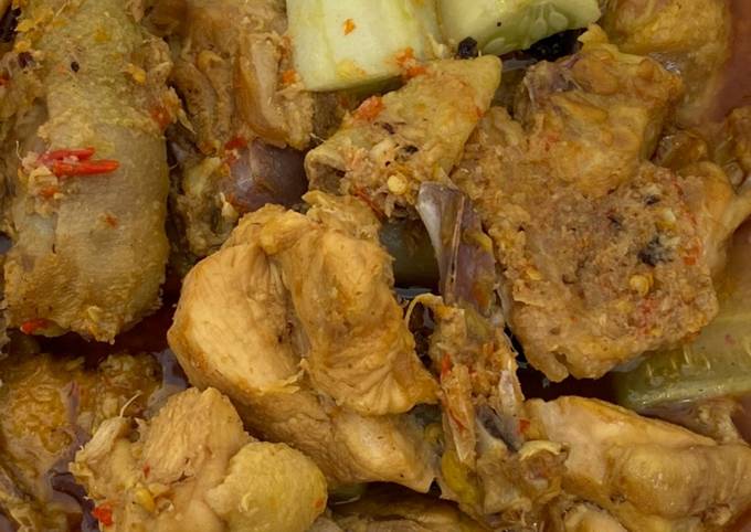 Langkah Mudah untuk Membuat Ayam kampung asam pedas yang Lezat Sekali