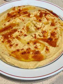 Una foto de Hummus de garbanzos