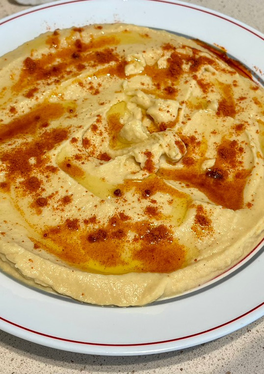 Una foto de Hummus de garbanzos