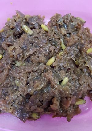 Una foto de Morcilla vegana