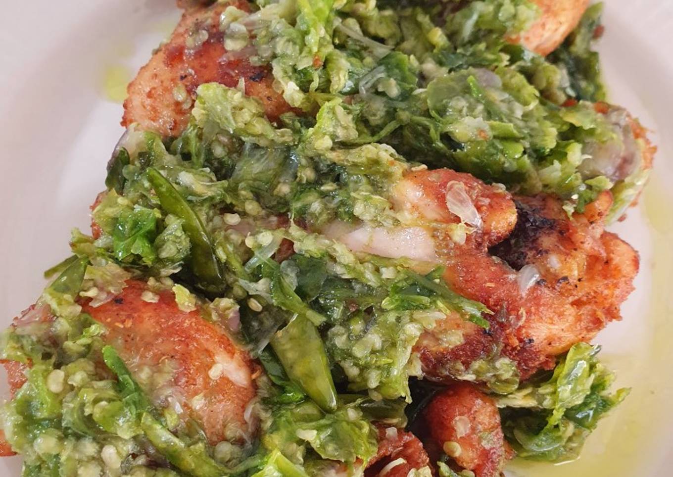 Ayam Penyet Cabe Ijo