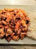 Pollo alla Strogonoff con Cardoncelli e riso Basmati