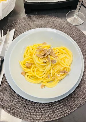 Foto di Tonnarelli Burro, Parmigiano e Tartufo