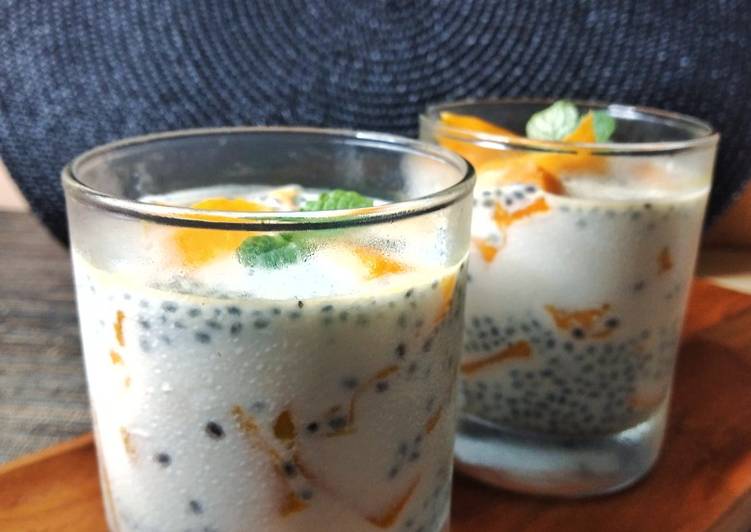 Resep Puding Chia Seed Mangga, Bikin Ngiler