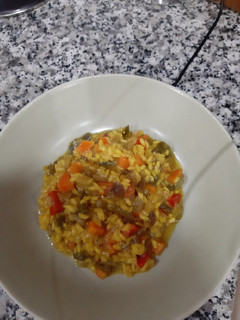 Una foto de Arroz con verduras