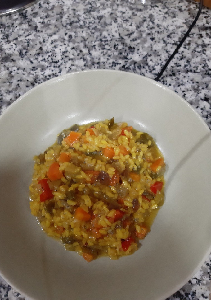 Una foto de Arroz con verduras