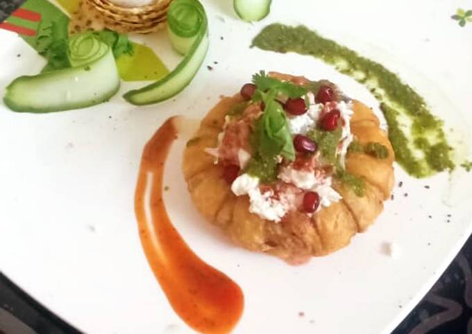 Ring samosa chaat